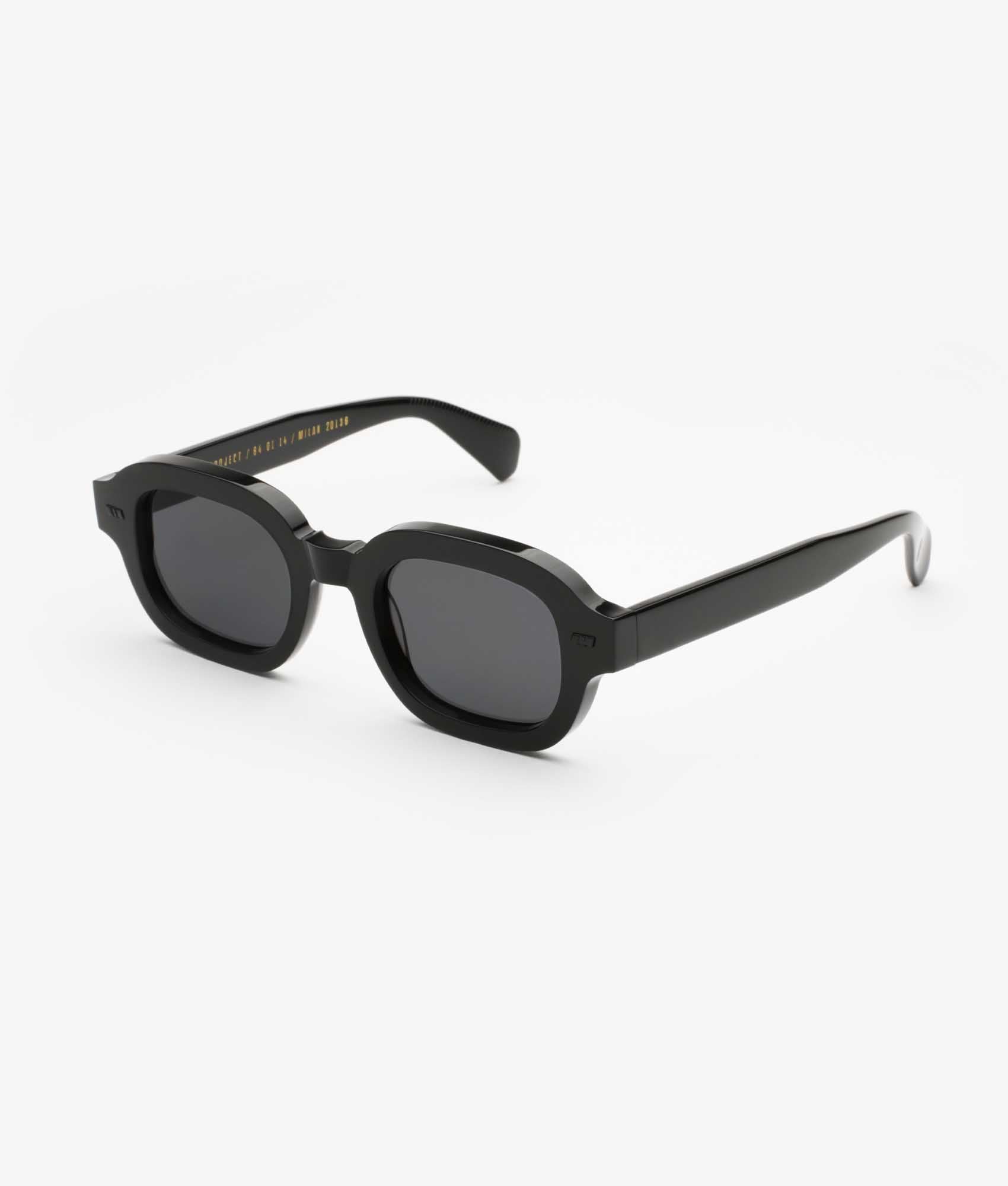 Tondo Black Round Sunglasses | Gast